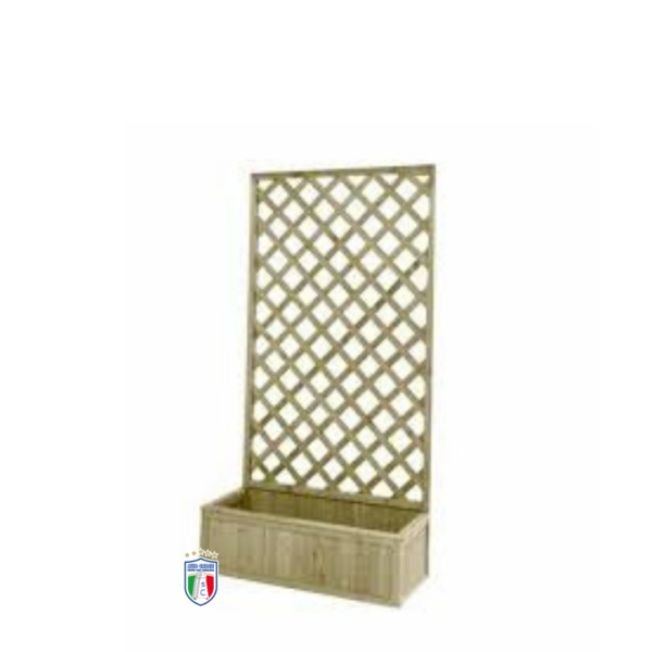Fioriera Rettangolare 30x75xh150 cm Pannello Grigliato Merida