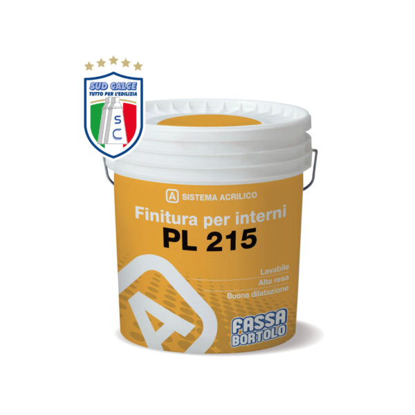 Idropittura lavabile PL 215 bianco-14 lt
