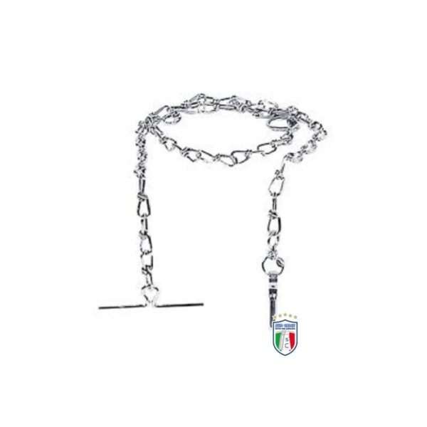 Catena per cane in ferro nichelato 110 cm mod. 13
