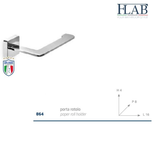 Porta Rotolo mod. 864 Accessorio Bagno Flab-Linea ROOM