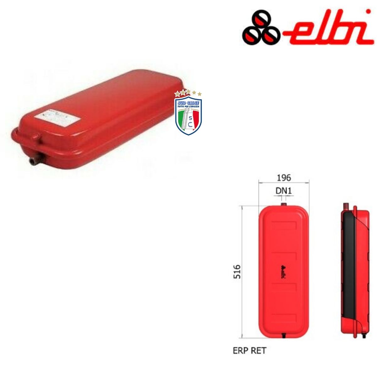 ELBI Vaso di espansione per riscaldamento ERP RET 8 lt – Sud Calce s.r.l.